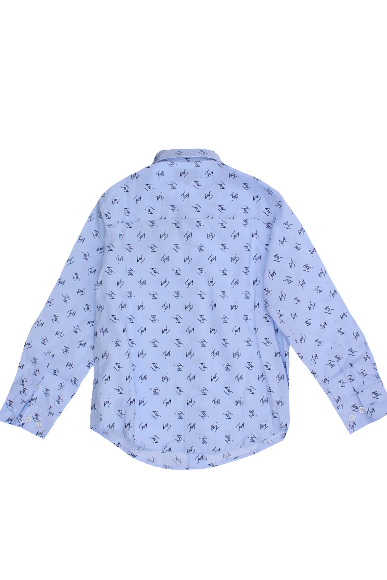 Camicia logata in cotone