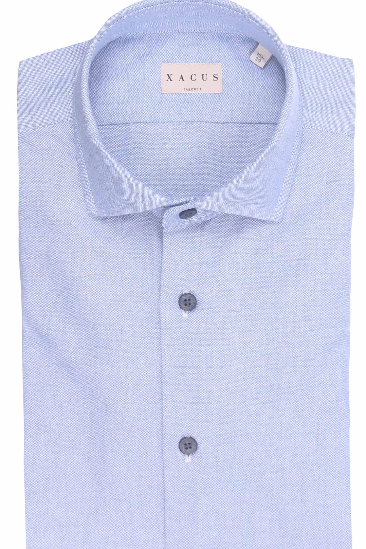 camicia oxford bottoni a contrasto