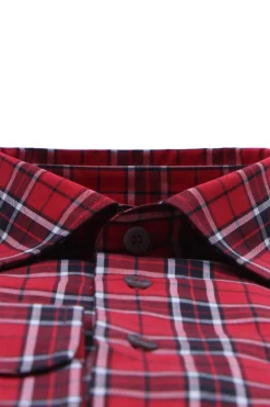 Camicia spread a quadri
