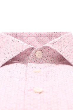 camicia stampata in cotone