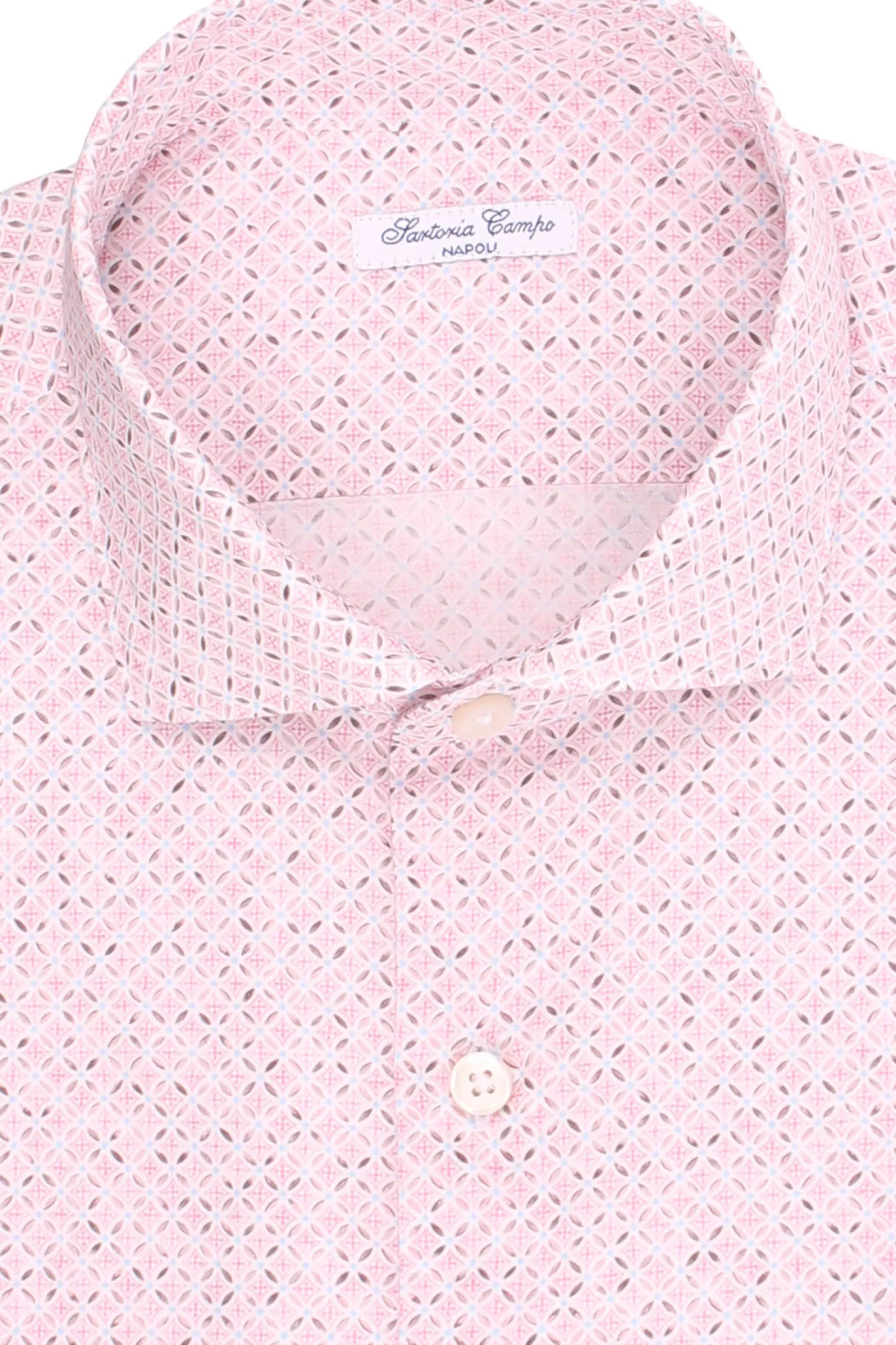 camicia stampata in cotone