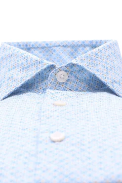 camicia stampata in cotone