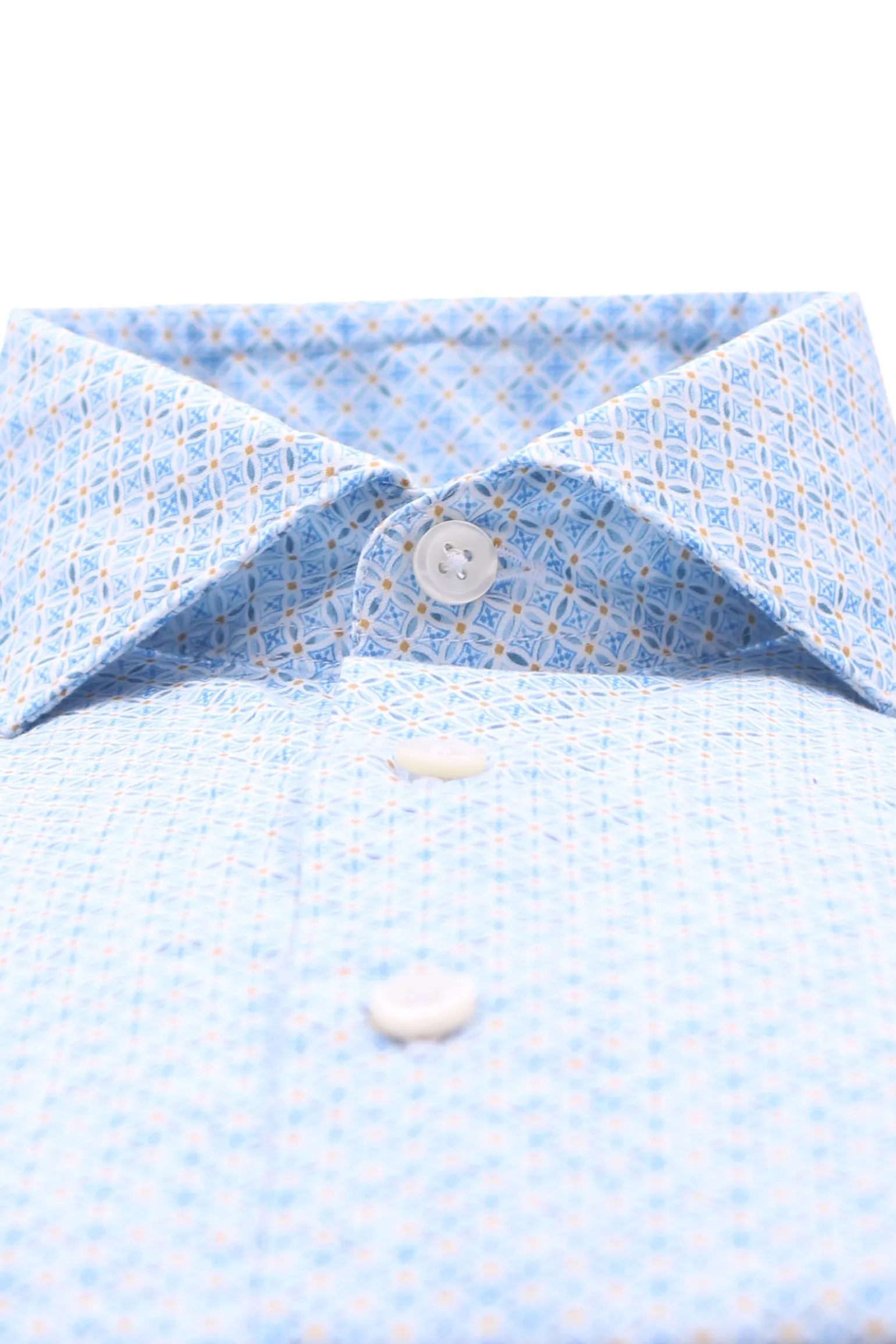 camicia stampata in cotone