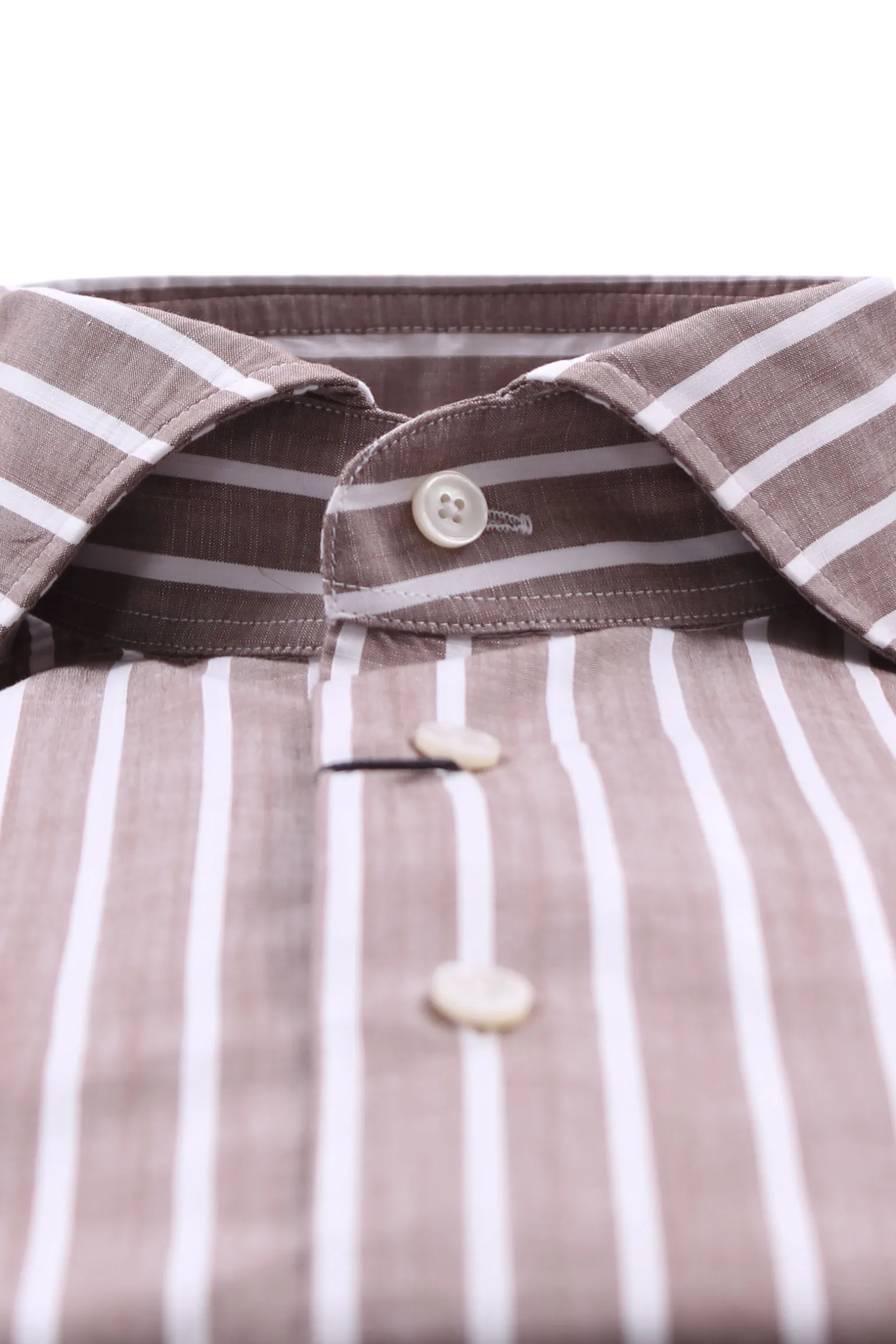 Camicia taylor a righe in cotone