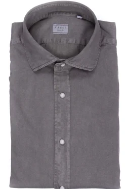 Camicia washed in cotone