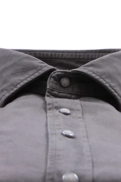 Camicia washed in cotone