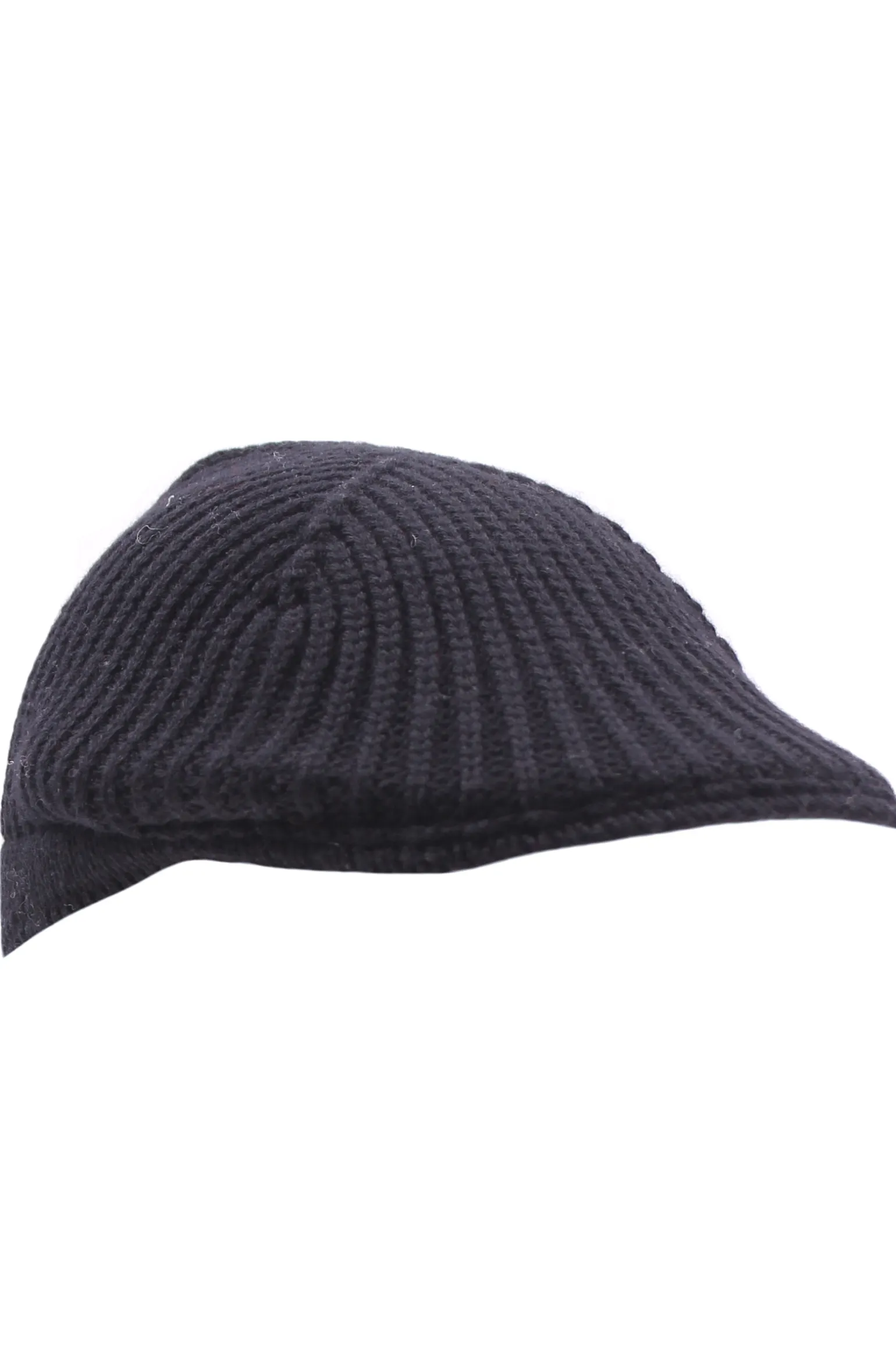 cappello in maglia di lana a coste
