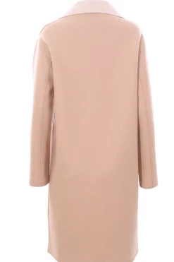 Cappotto bicolore in lana vergine