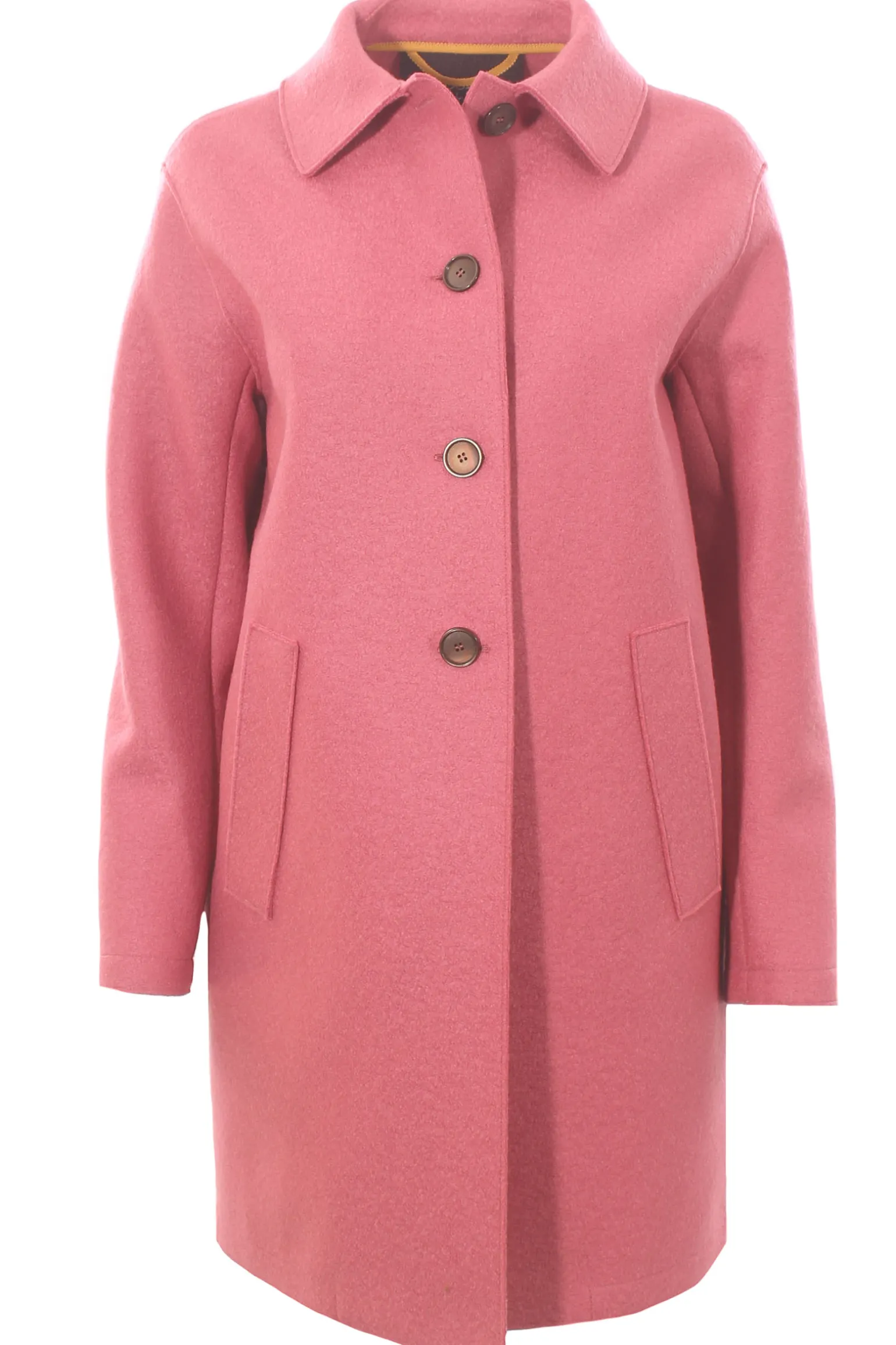 Cappotto 7/8 in lana cotta