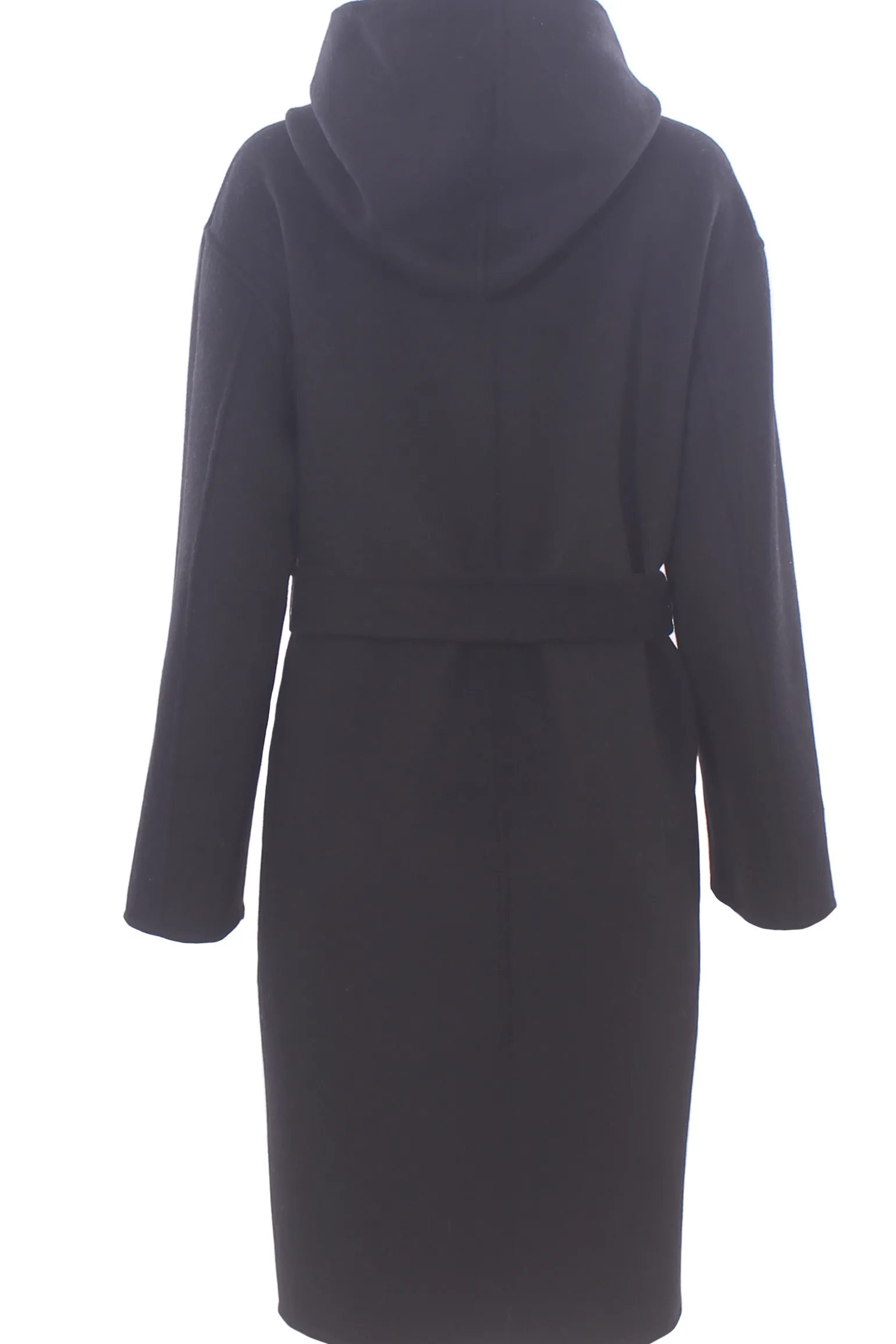 Cappotto in panno con cintura