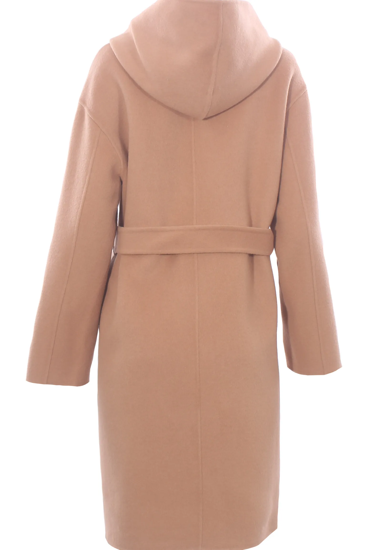 Cappotto in panno con cintura