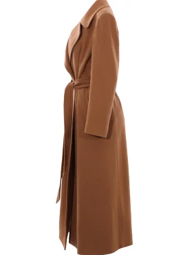 Cappotto lungo in lana e cashmere