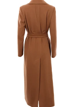 Cappotto lungo in lana e cashmere