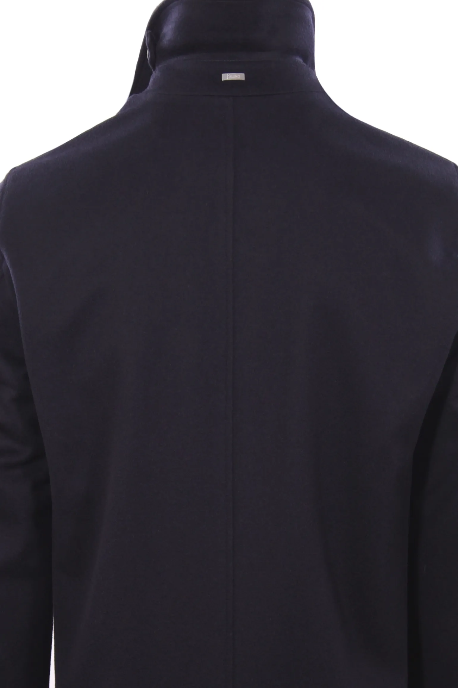 cappotto sfoderato in lana e cashemere