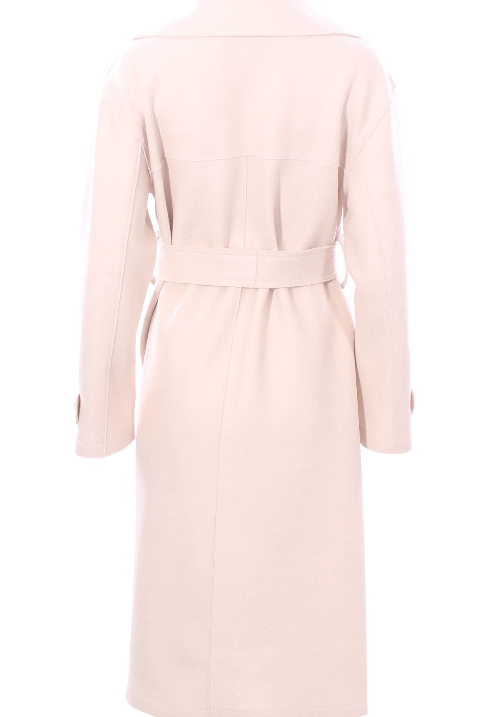Cappotto trench in lana vergine