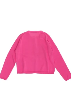 Cardigan a trama rasata