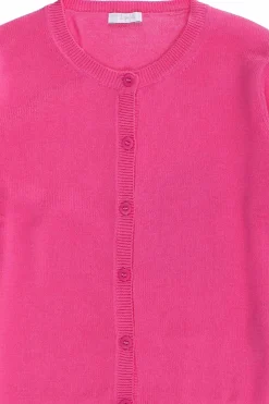 Cardigan a trama rasata