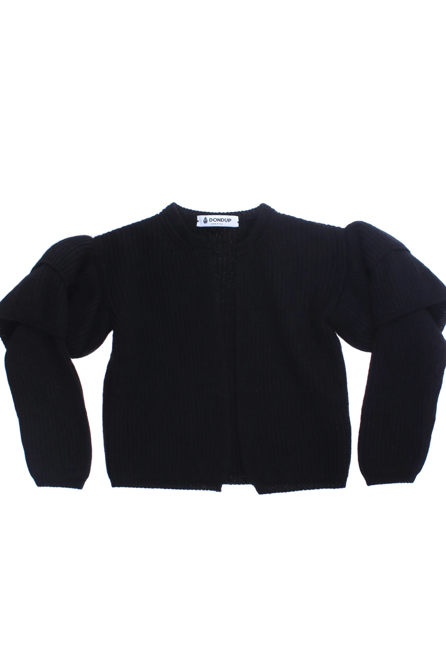 Cardigan con trama a coste