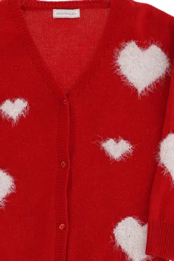 Cardigan cuori