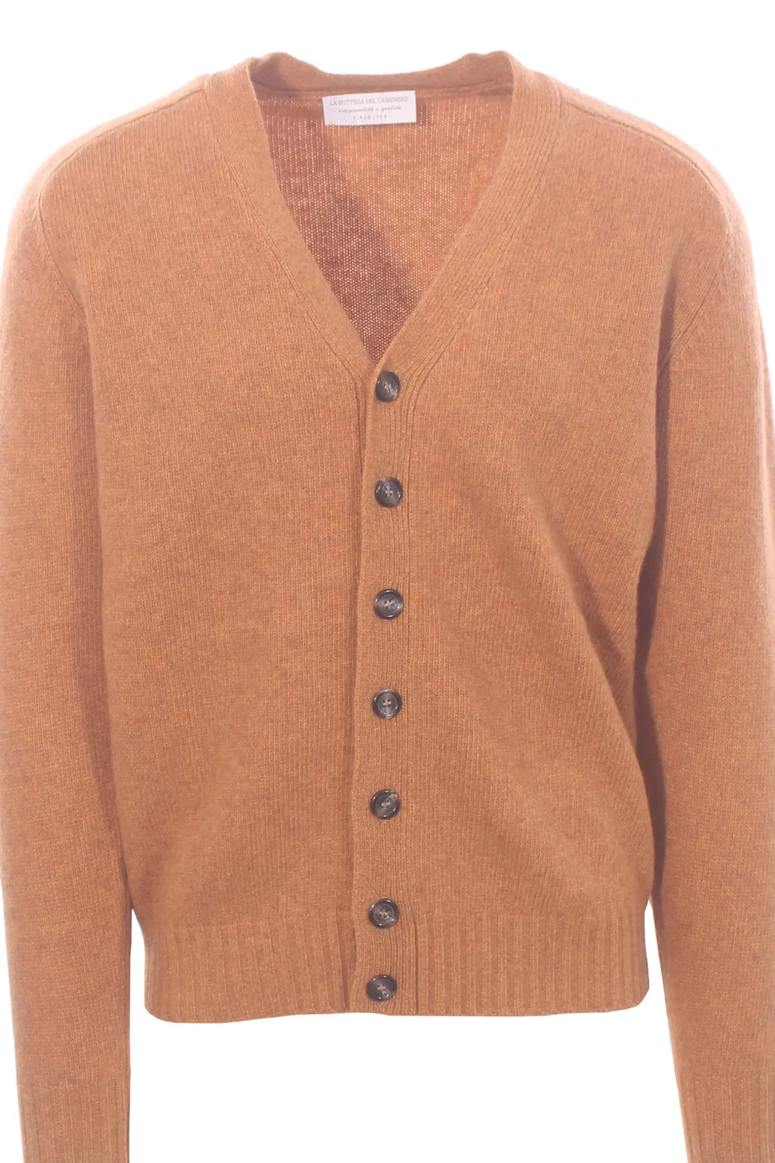 cardigan in lana effetto shetland
