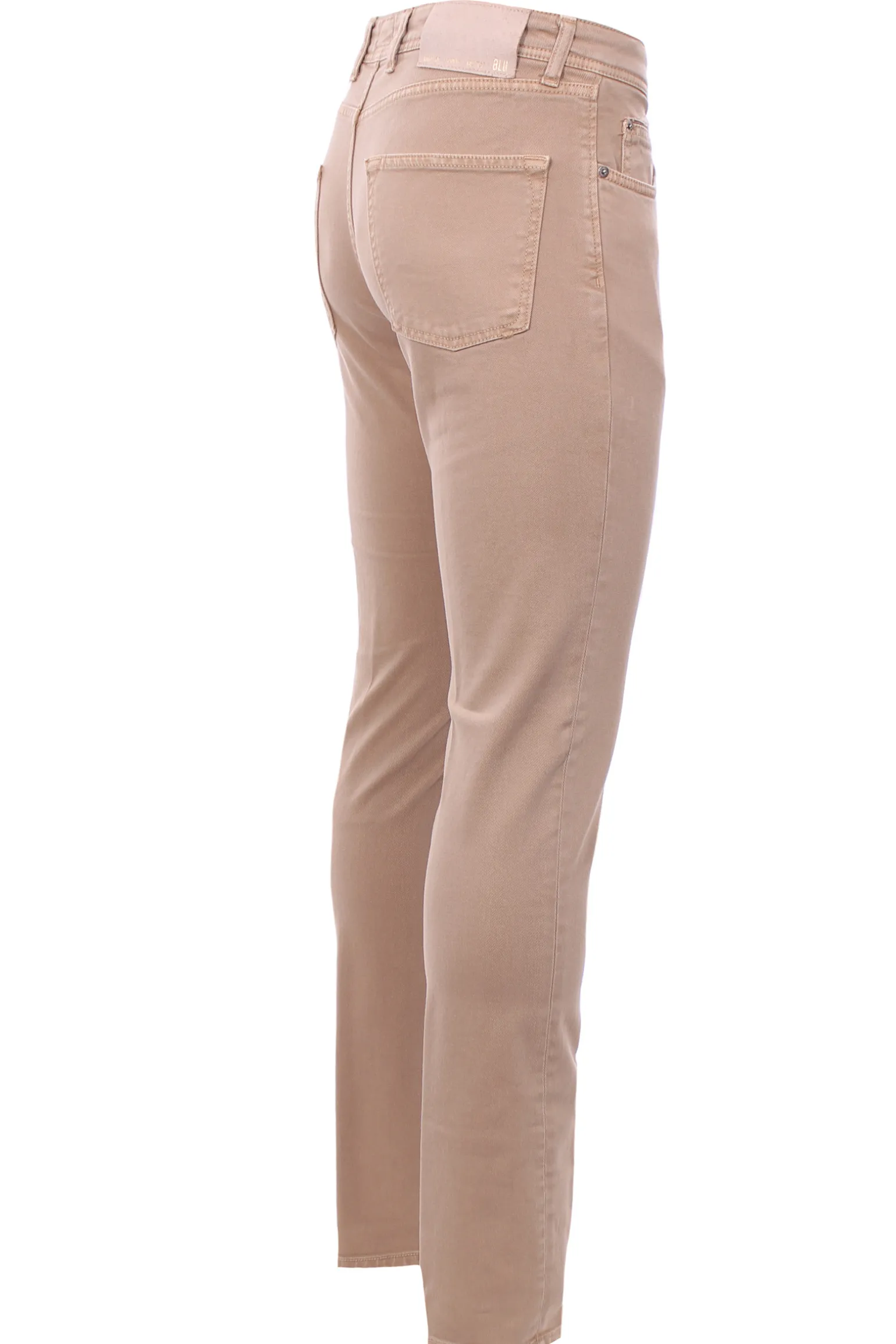 Cinque tasche in cotone stretch
