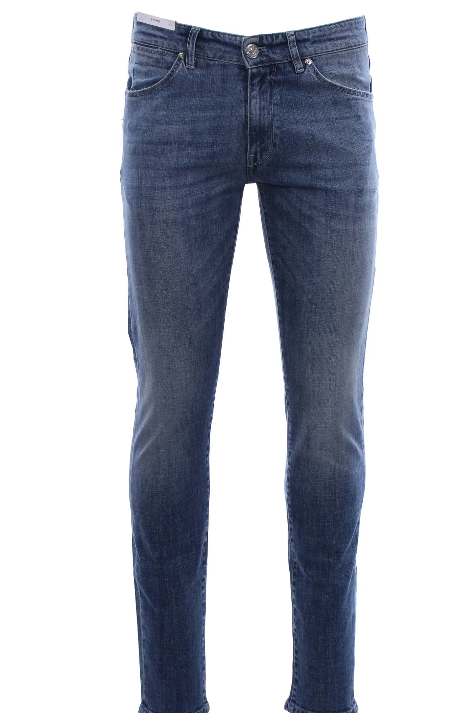 Cinque tasche in denim stretch