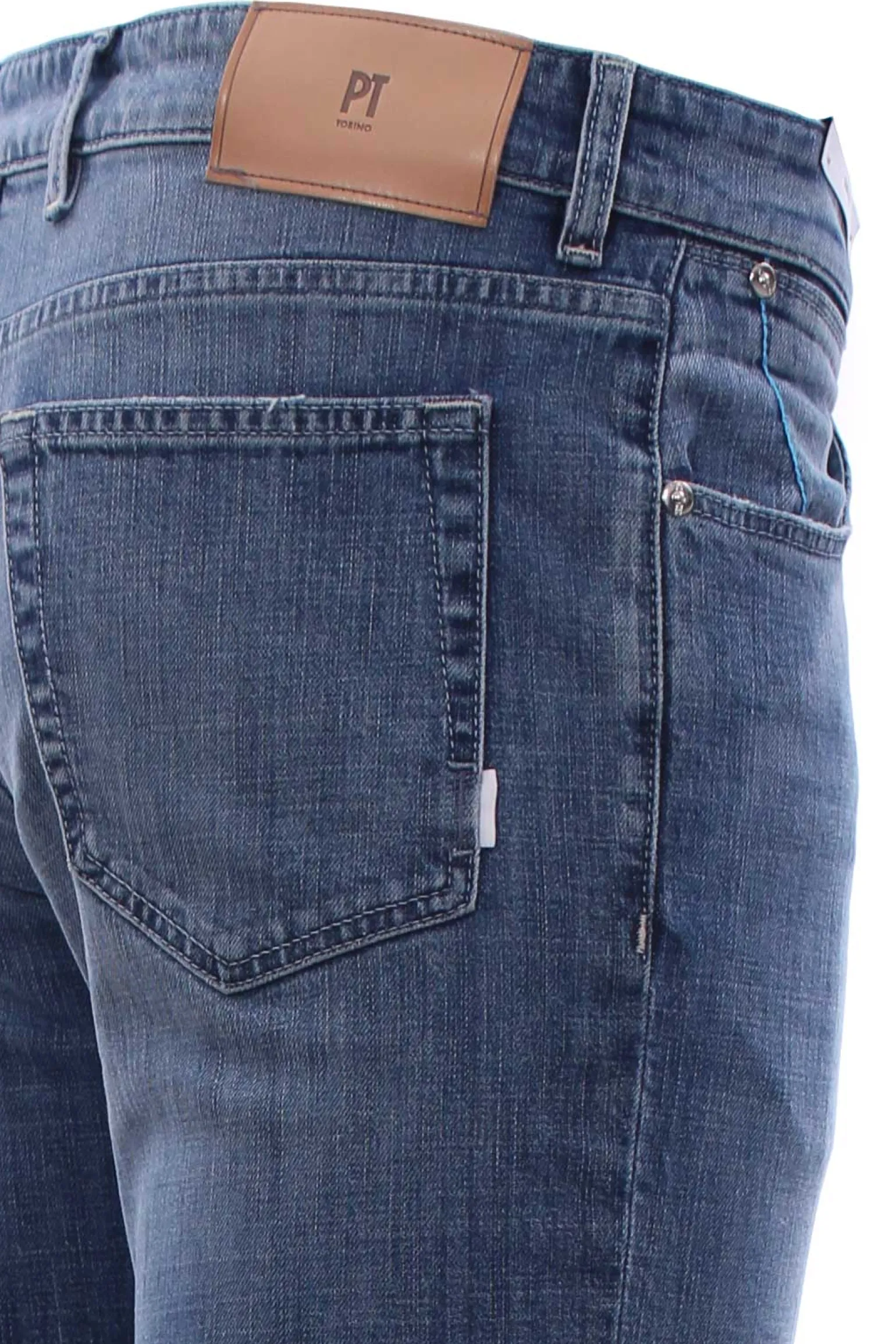 Cinque tasche in denim stretch