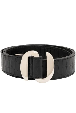 Cintura in pelle martellata