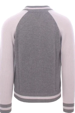 college full zip bicolore