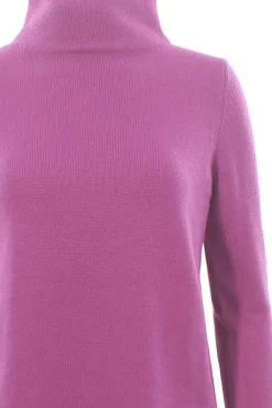 Collo alto in lana e cashmere