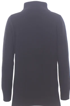 Collo alto in lana e cashmere