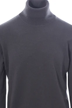 collo alto in lana e cashmere