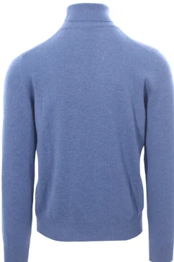 collo alto in lana e cashmere