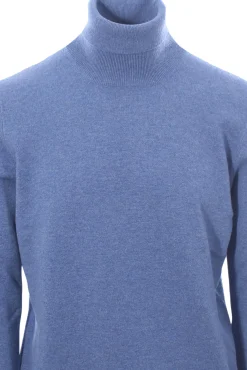 collo alto in lana e cashmere