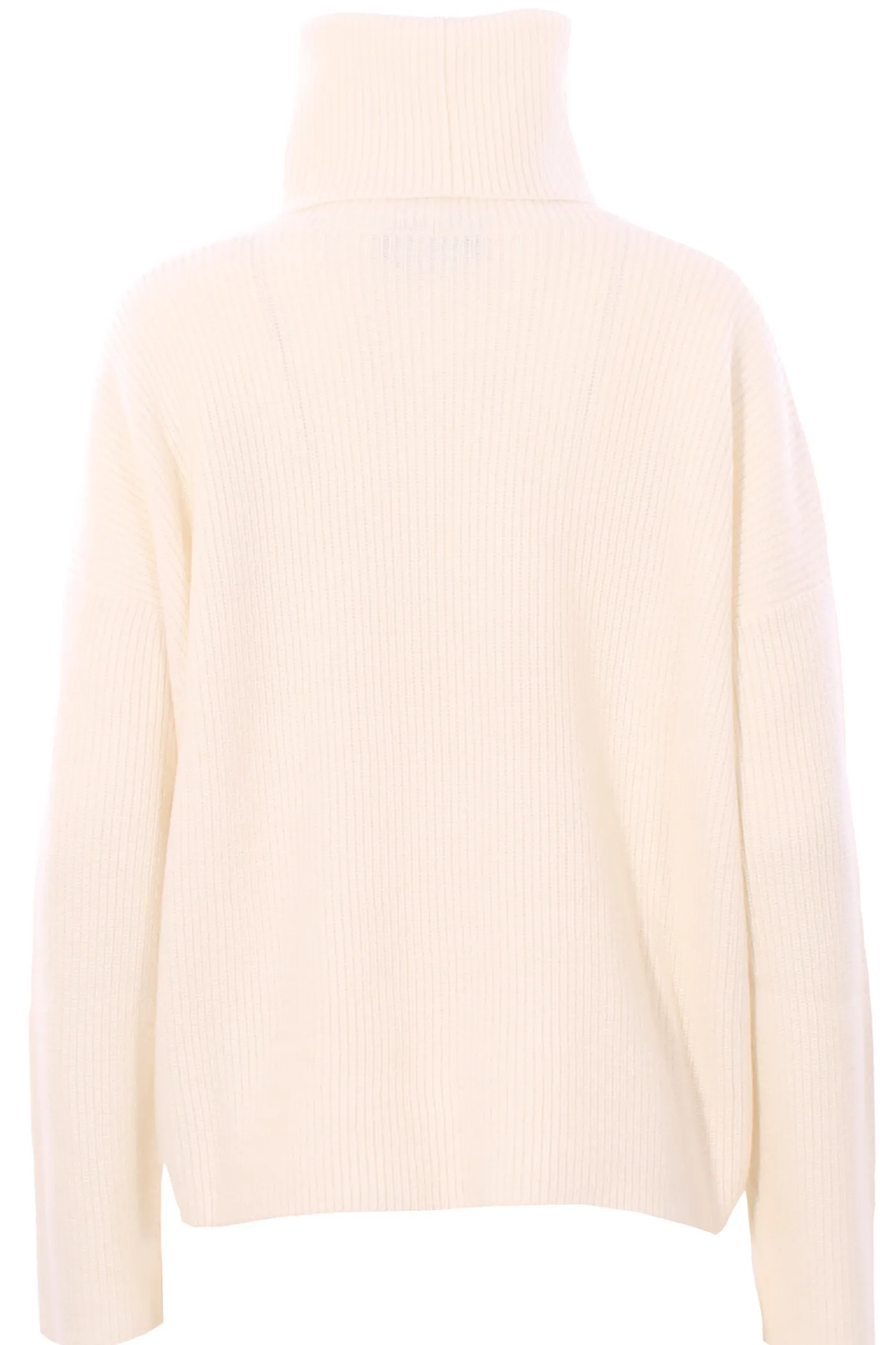 Collo alto in lana seta e cashmere