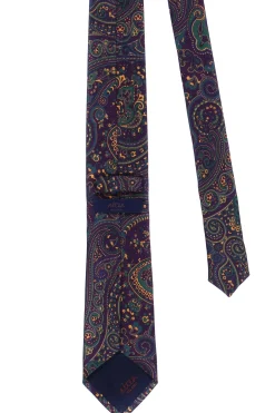 Cravatta in seta stampa paisley