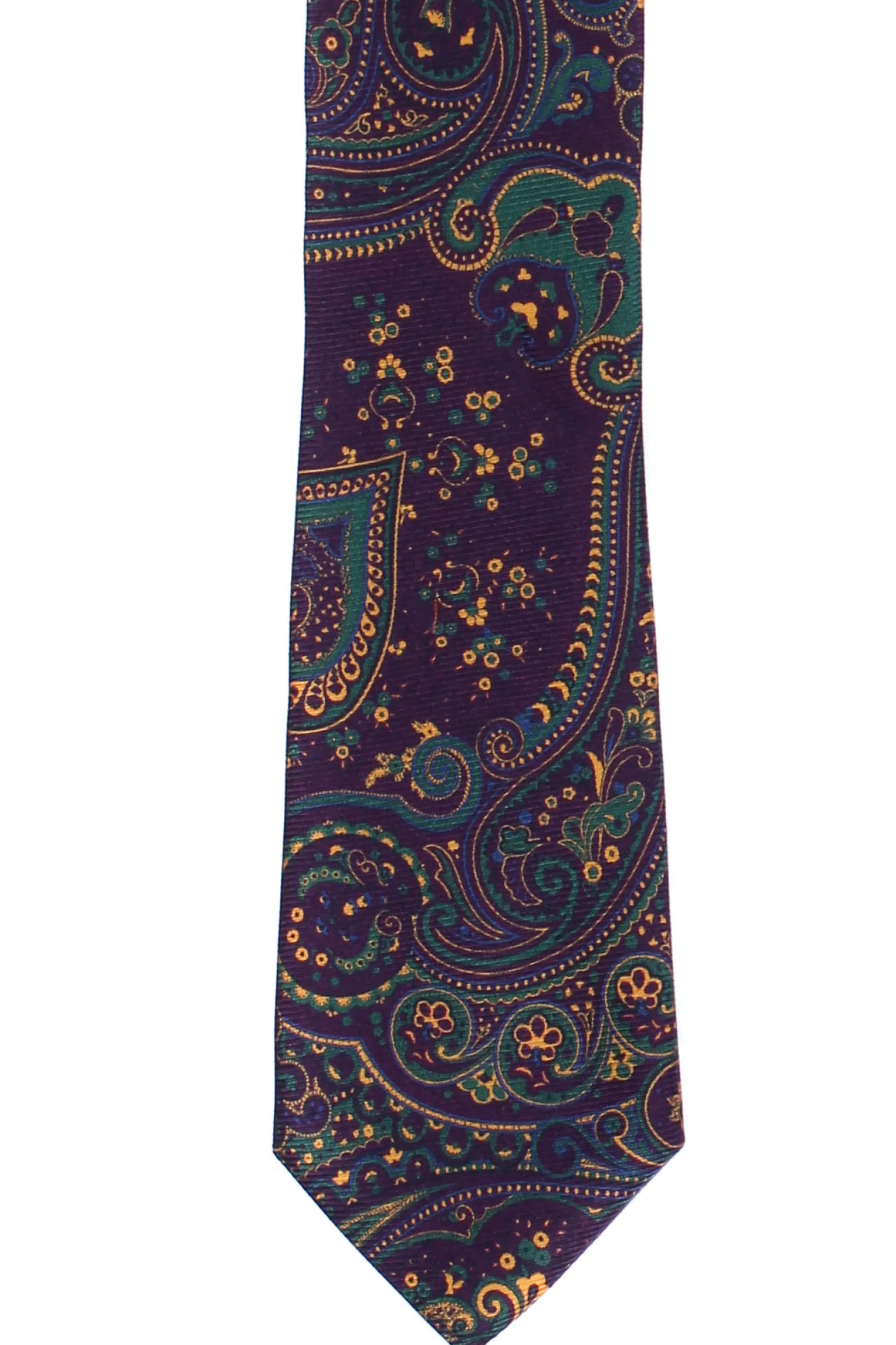 Cravatta in seta stampa paisley