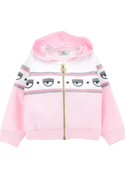 Felpa full zip con cappuccio