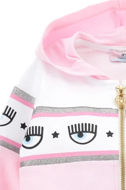 Felpa full zip con cappuccio