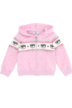 Felpa full zip con cappuccio