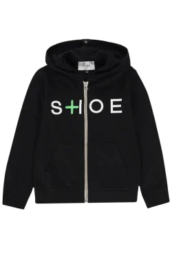 felpa full zip con cappuccio
