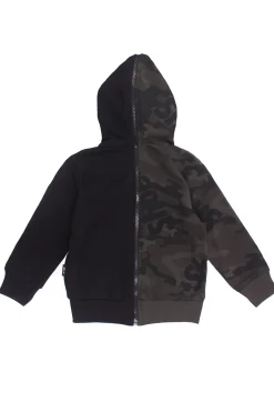 Felpa full zip con cappuccio
