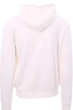 felpa full zip in cotone e cashmere