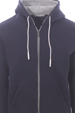 felpa marsupio full zip