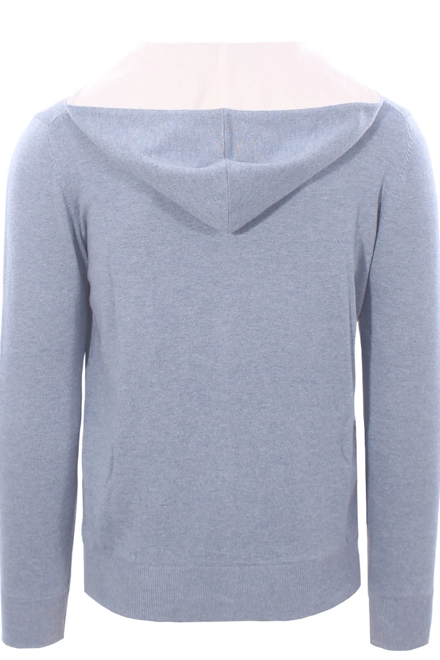 full zip cappuccio reversibile in lana e cashmere