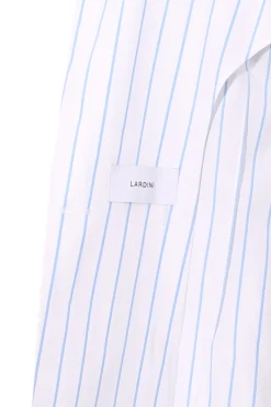 giacca camicia in cotone a righe