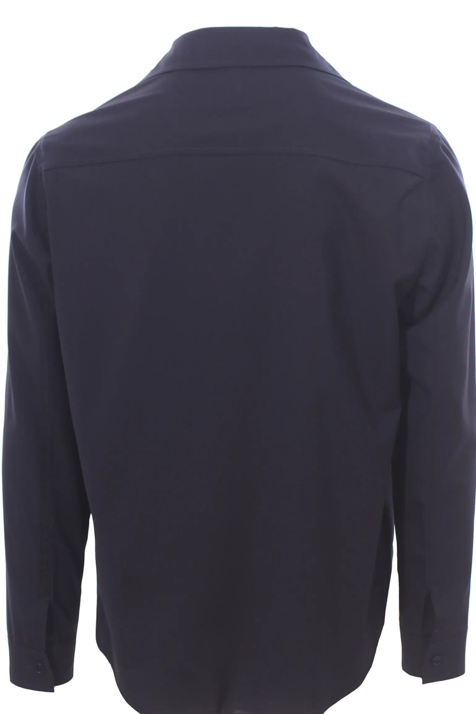 giacca camicia in tela di lana