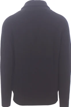 giacca cardigan in lana a coste
