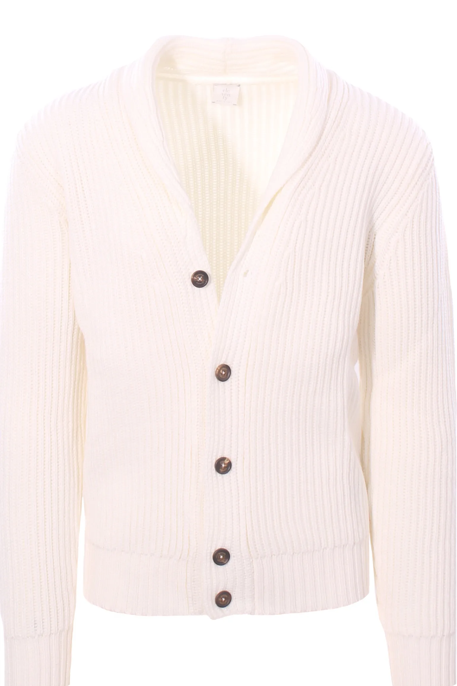 giacca cardigan in maglia a coste