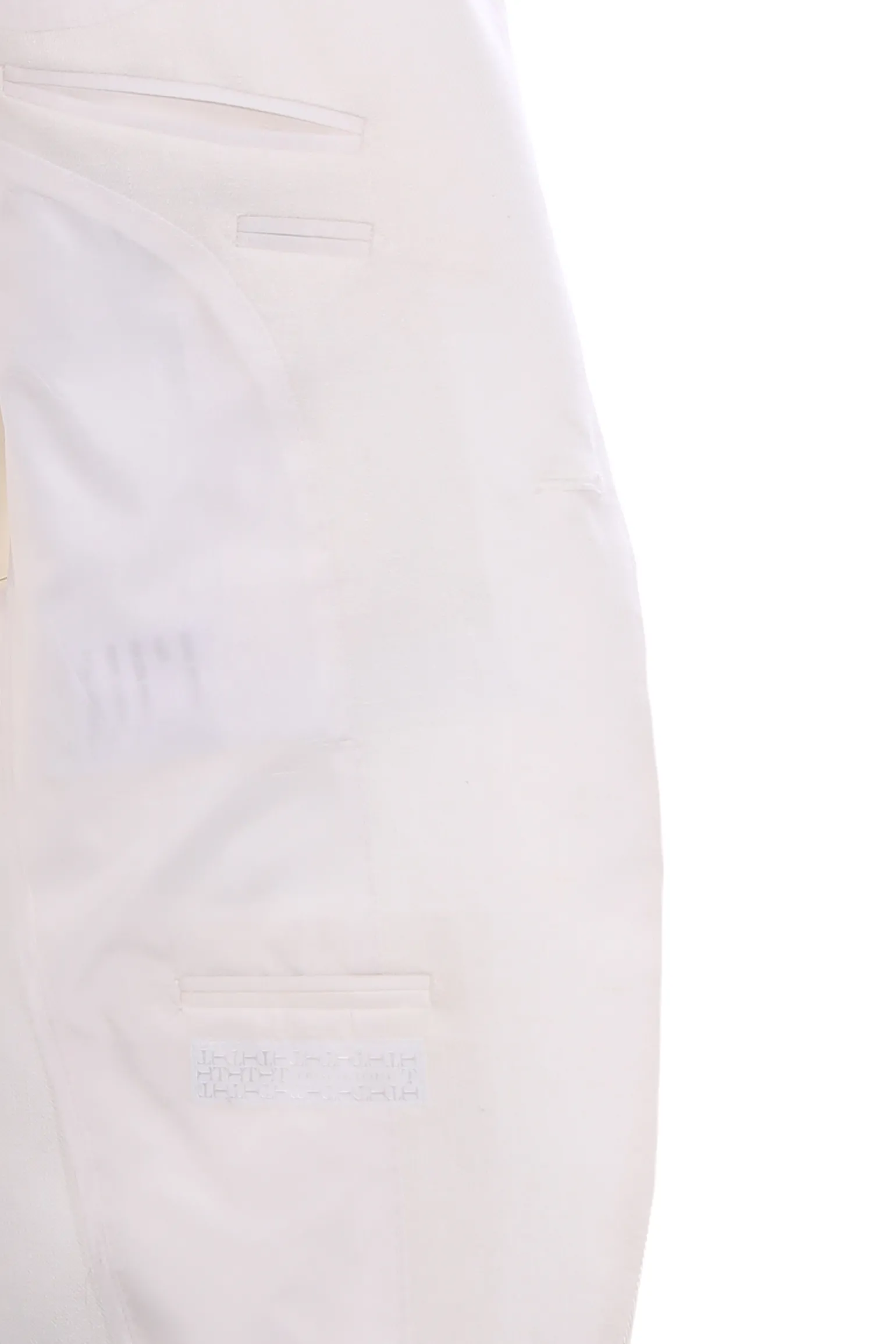 Giacca con profilo piping in lino natural stretch